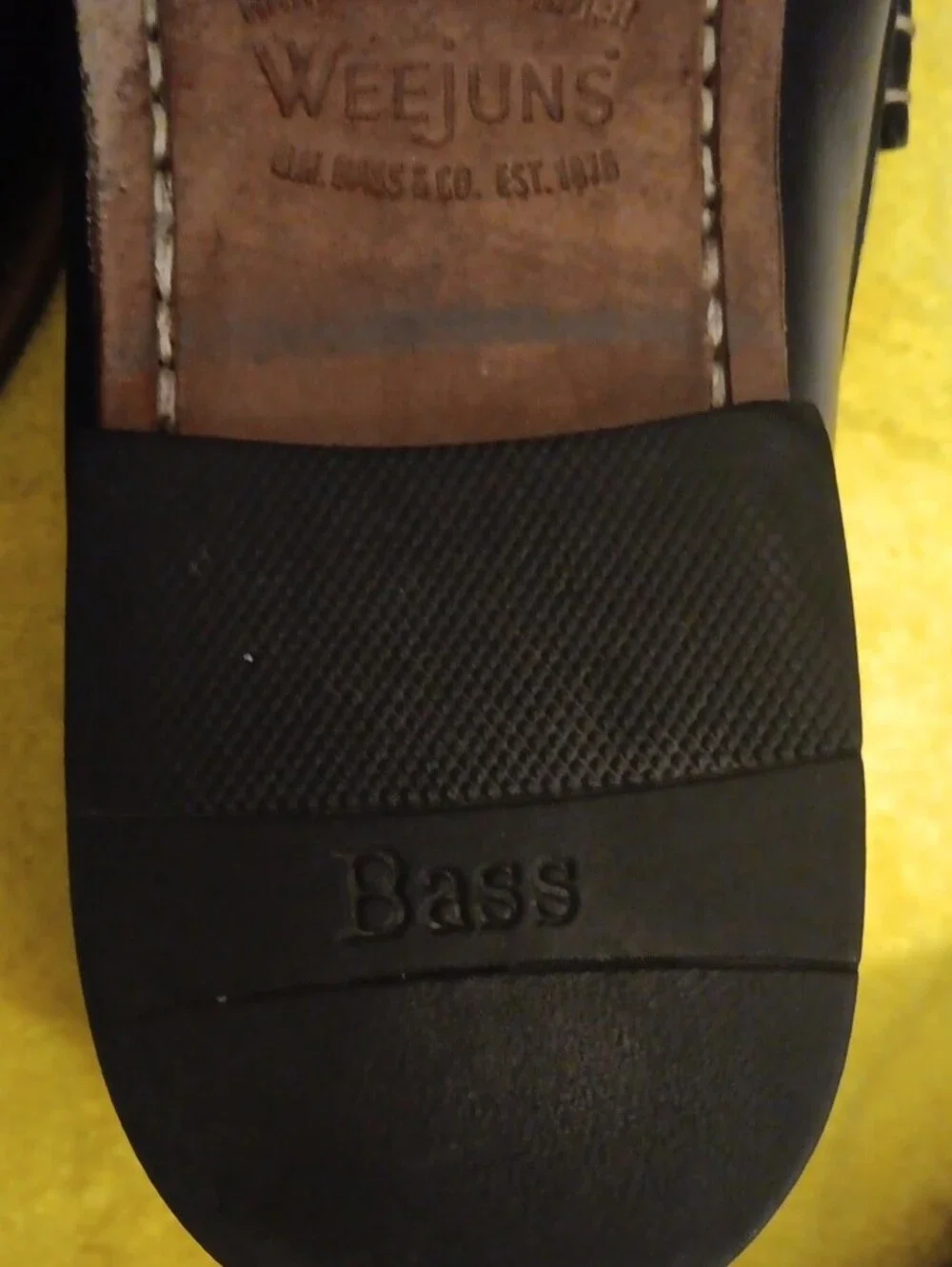 Weejuns navy leather